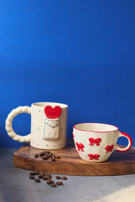 Love Letter & Bow Mug with premium quality material