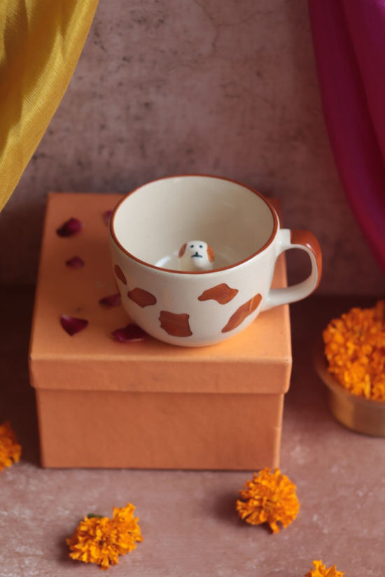 Dog Mug Diwali Gift Box handmade in india