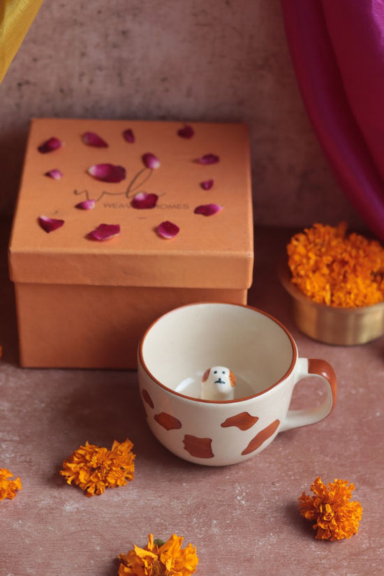 Handmade Dog Mug Diwali Gift Box