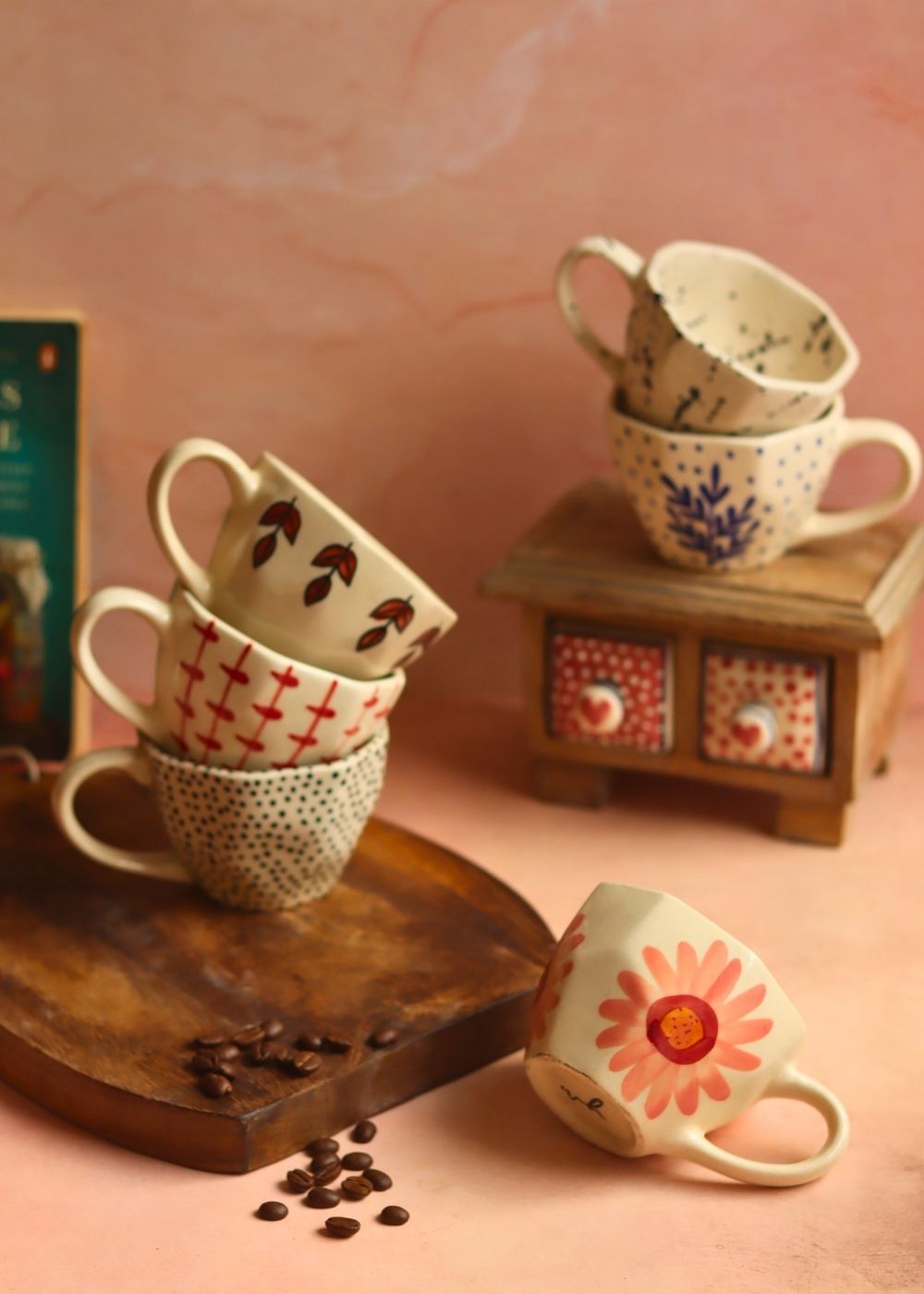 Set of 6 Handmade Mugs (for the price of 5)