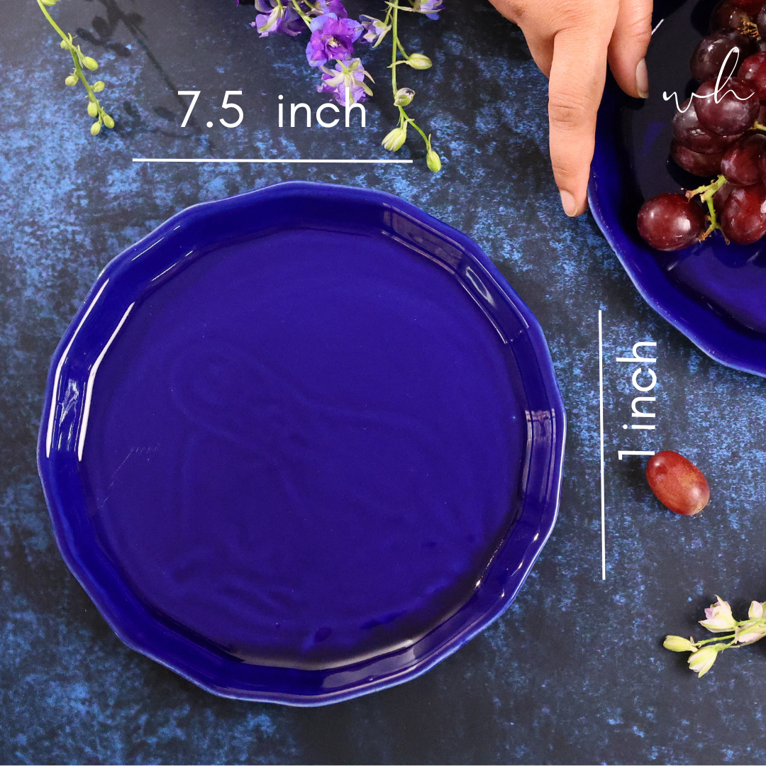 Snack plate for dinnerware 