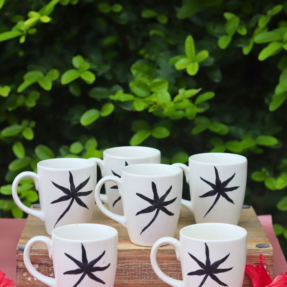 Set of 6 - The Hemp Mug made by ceramic
