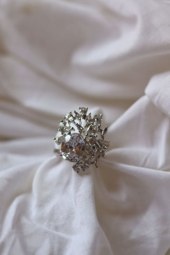 Ethereal Gleam Ring handmade in India