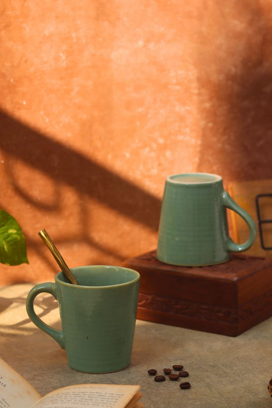 Mint Coffee Mug handmade in india