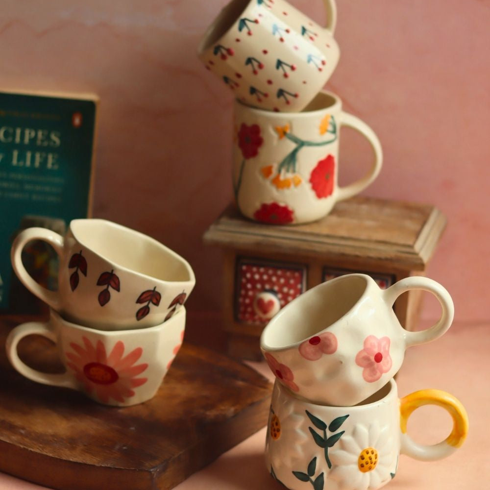 handmade Set of 6 Sip & Shine Mugs Combo (for the price of 5)