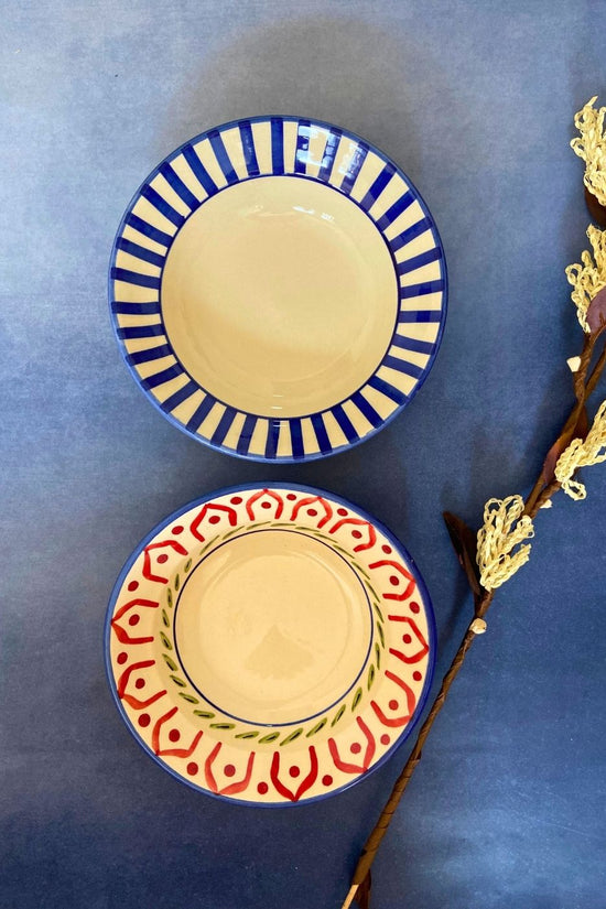 pasta plate made by ceramic 