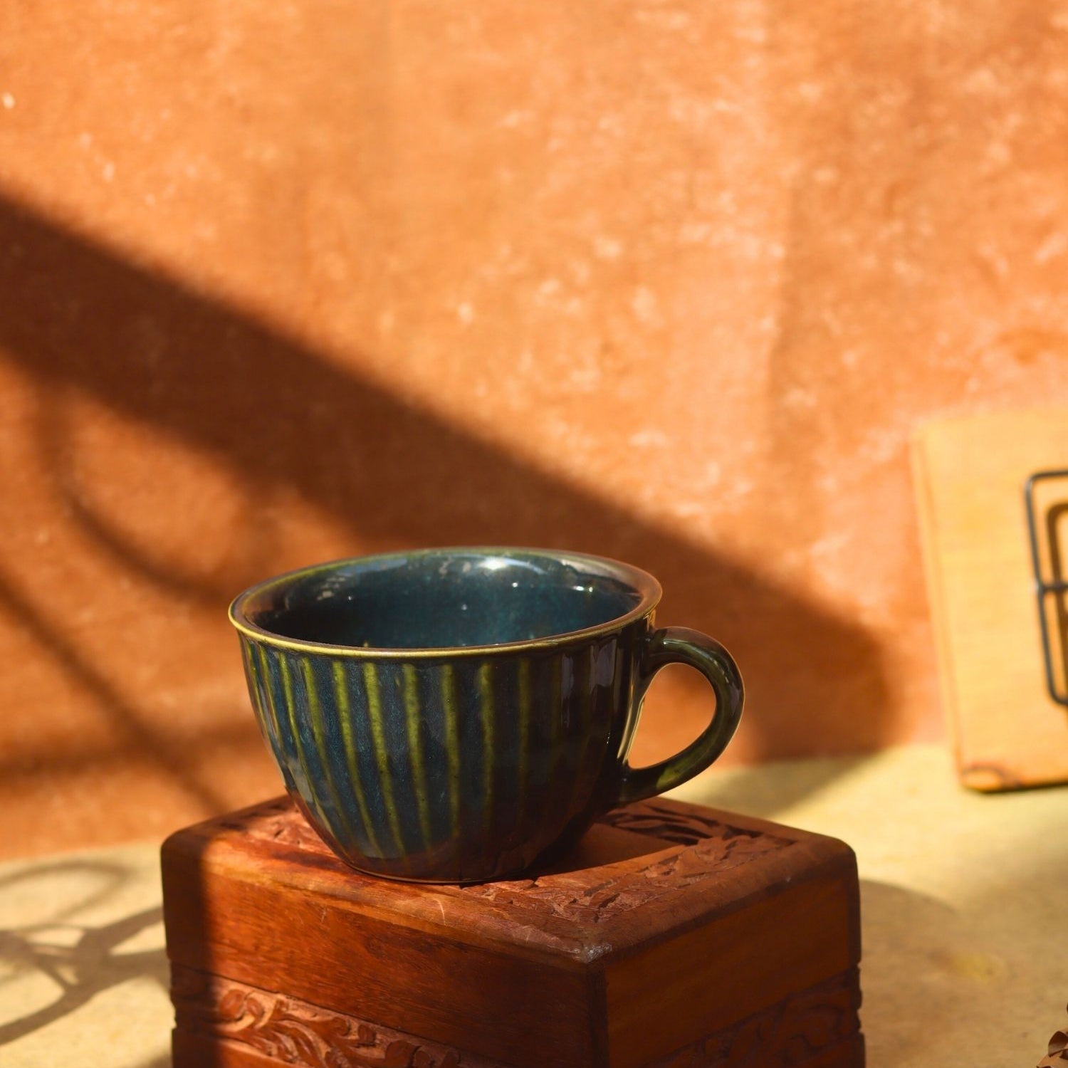 handmade Cozy Soup Cup - Blue