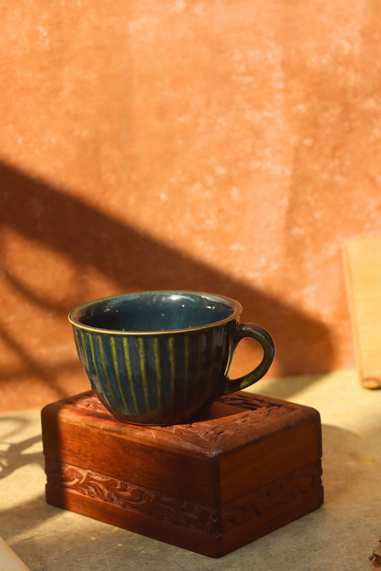 handmade Cozy Soup Cup - Blue