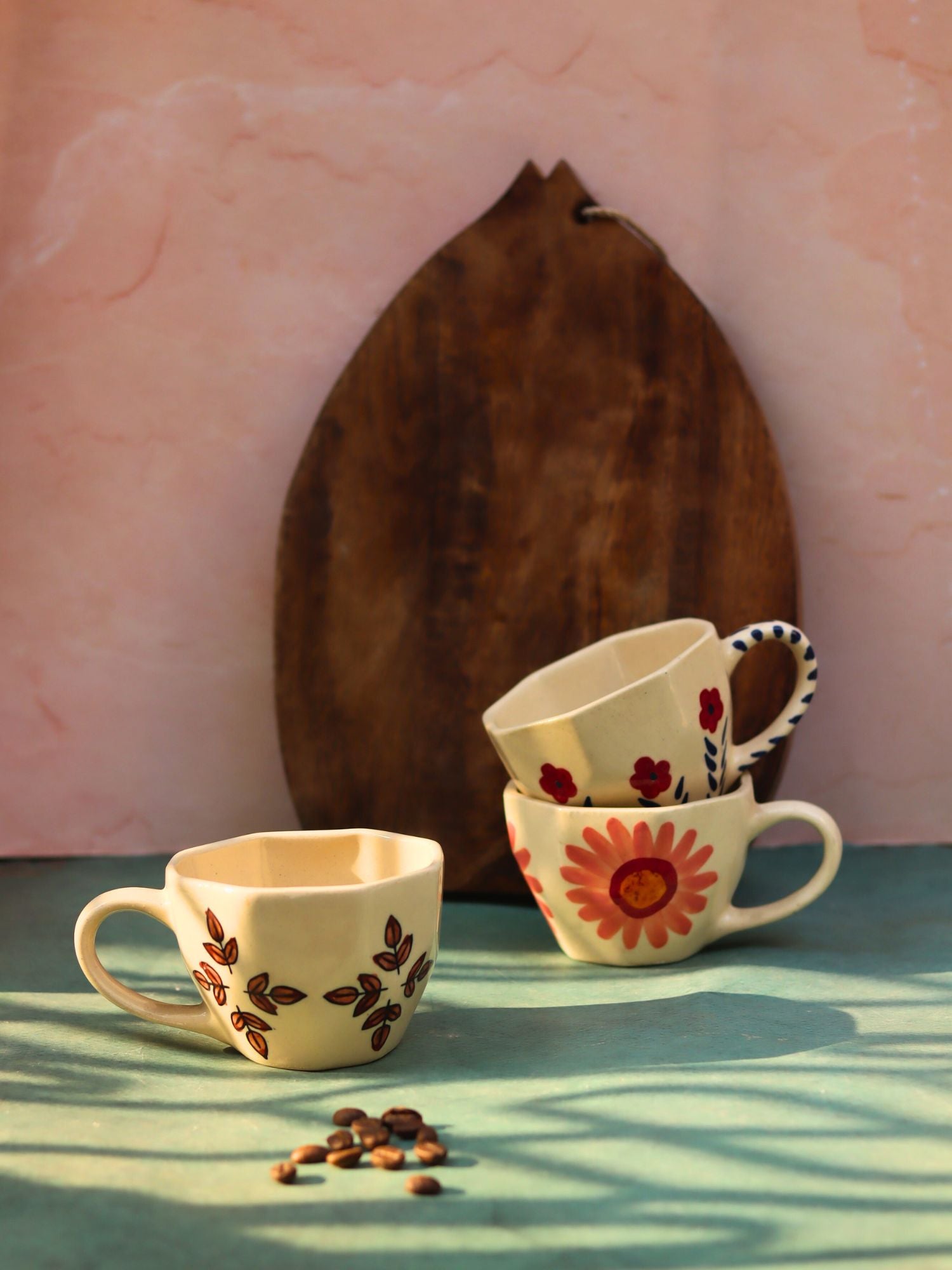 Set of 3 - Pastel Morning Mugs