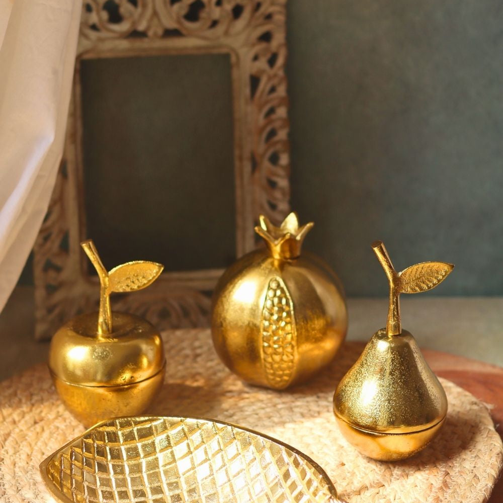 Handmade golden decor combo