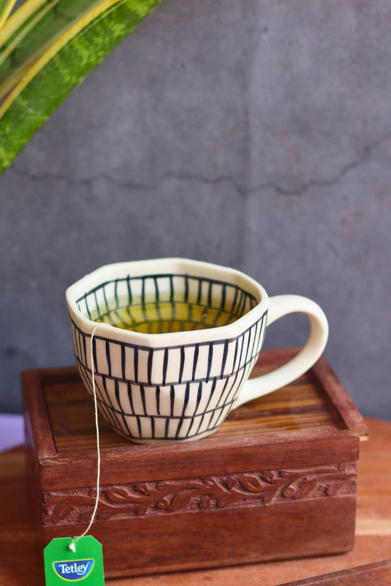 zebra mug handmade in india 