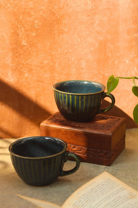 Cozy Soup Cup - Blue made by ceramic