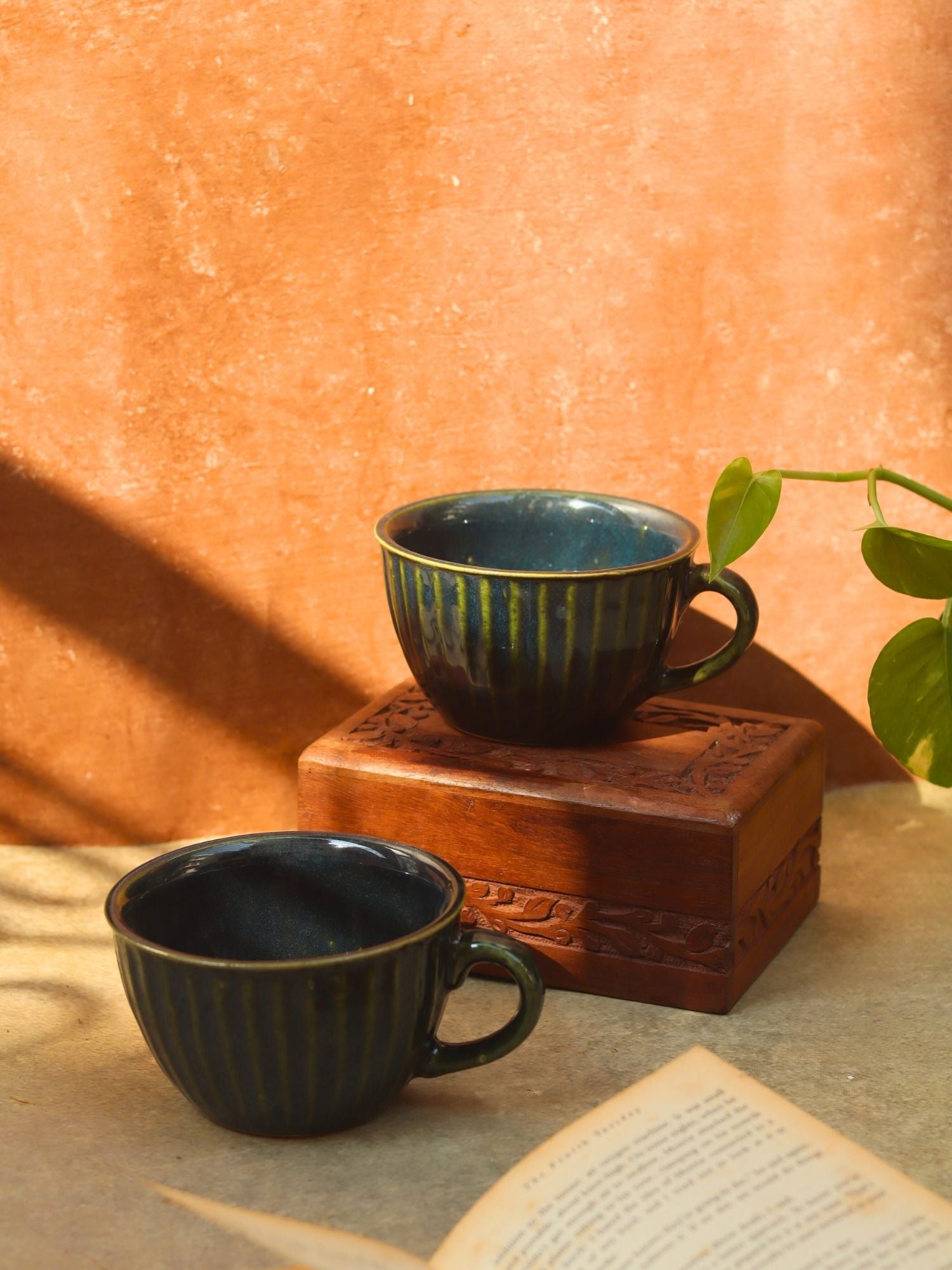Cozy Soup Cup - Blue made by ceramic