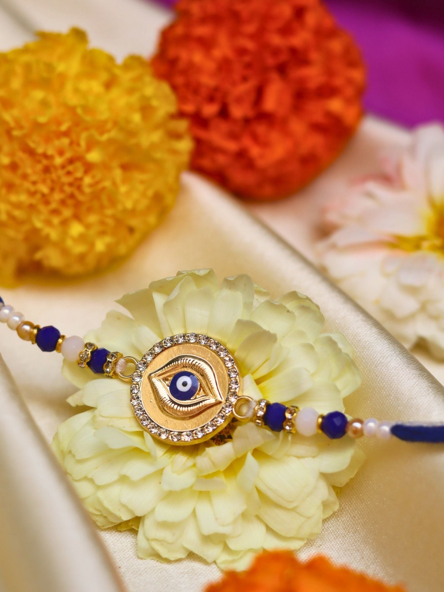 Royal Nazar Rakhi handmade in India