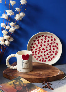 Love Letter Mug & All Heart Plate with premium quality material
