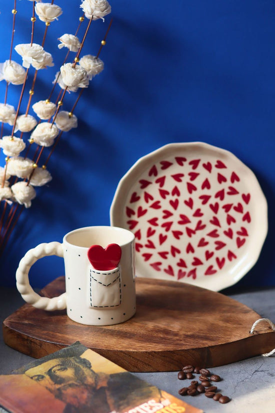 Love Letter Mug & All Heart Plate with premium quality material