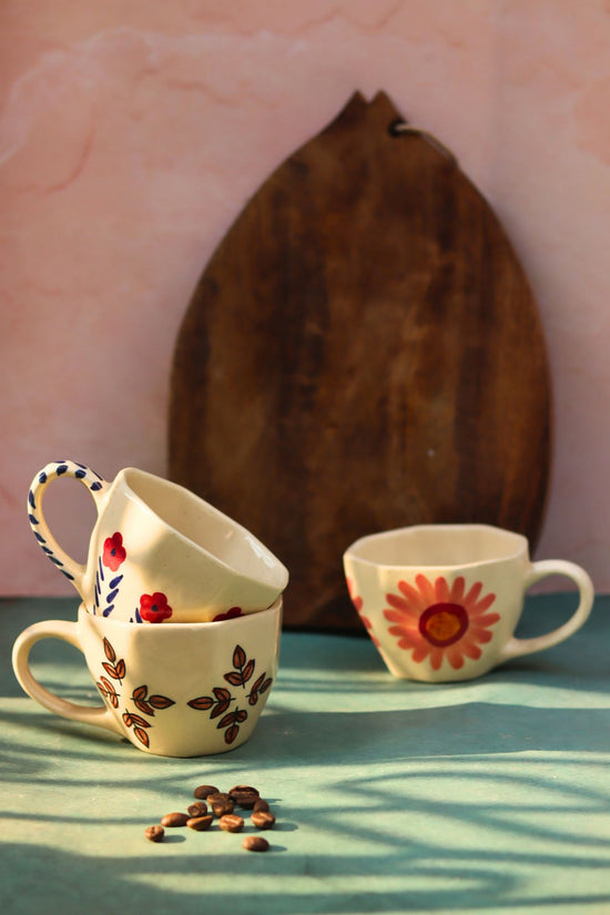Set of 3 - Pastel Morning Mugs
