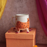 Cat Mug - Orange Diwali Gift Box premium quality gift hamper