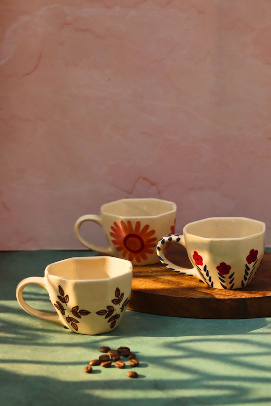 Set of 3 - Pastel Morning Mugs