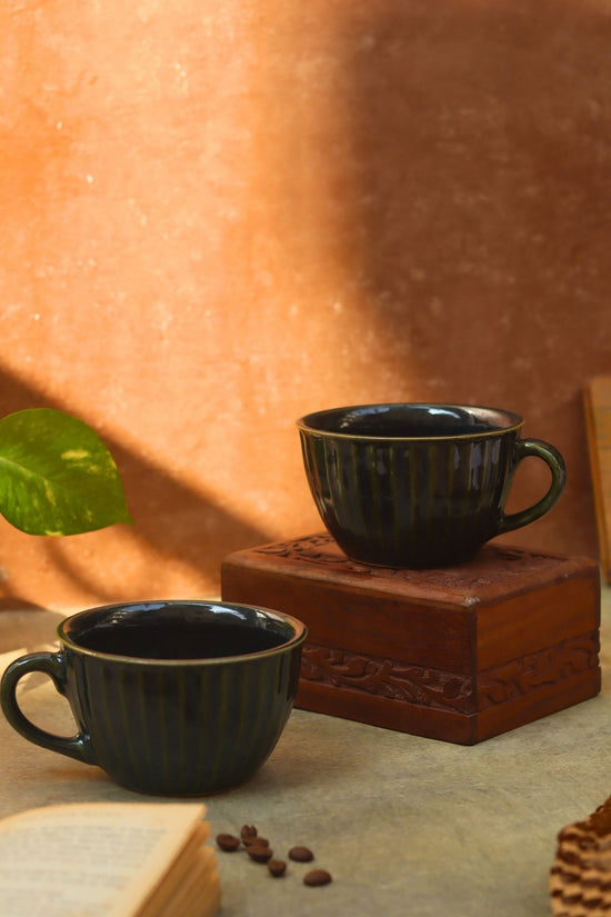 Cozy Soup Cup - Blue handmade in india