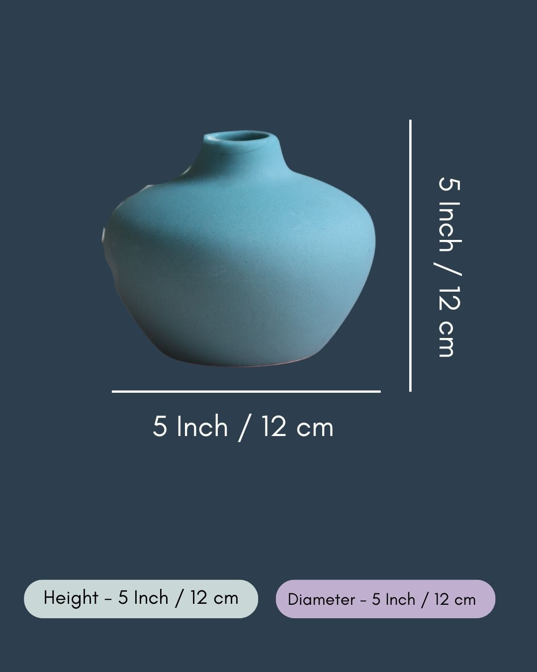 Esoteric Vase Round - Green