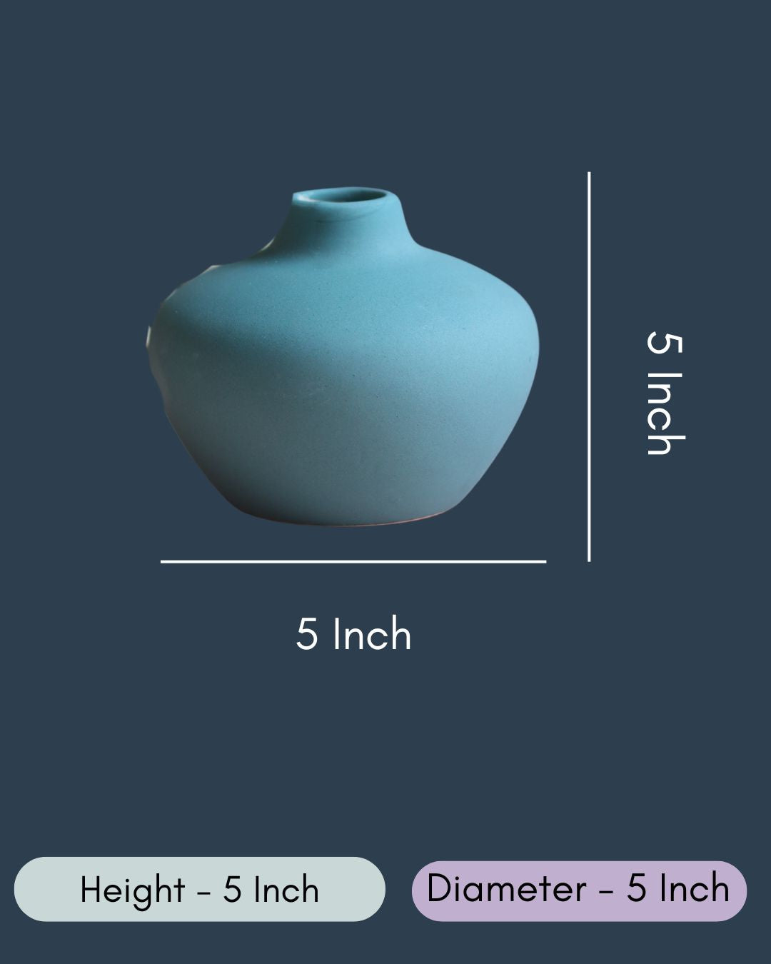 Esoteric Vase Round - Green