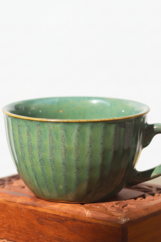 Cozy Soup Cup - Metallic Green