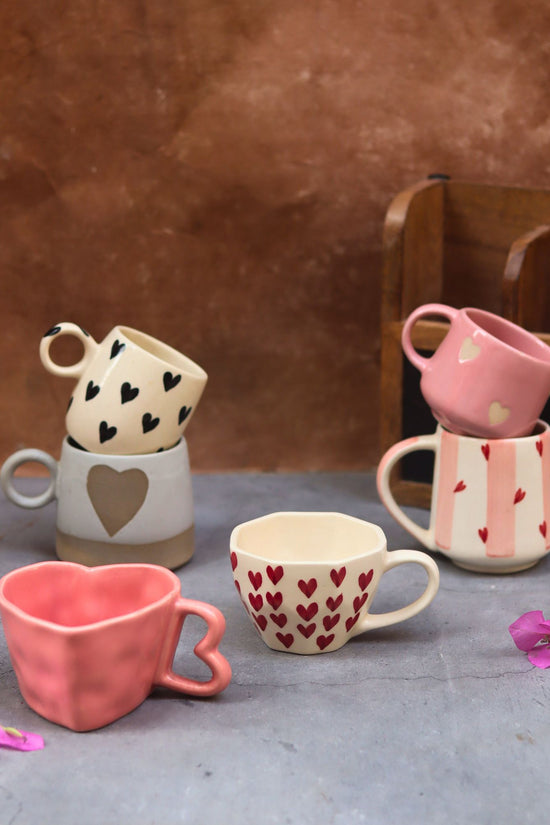 Set of 6 Love Brew Mugs (for the price of 5) with premium quality material
