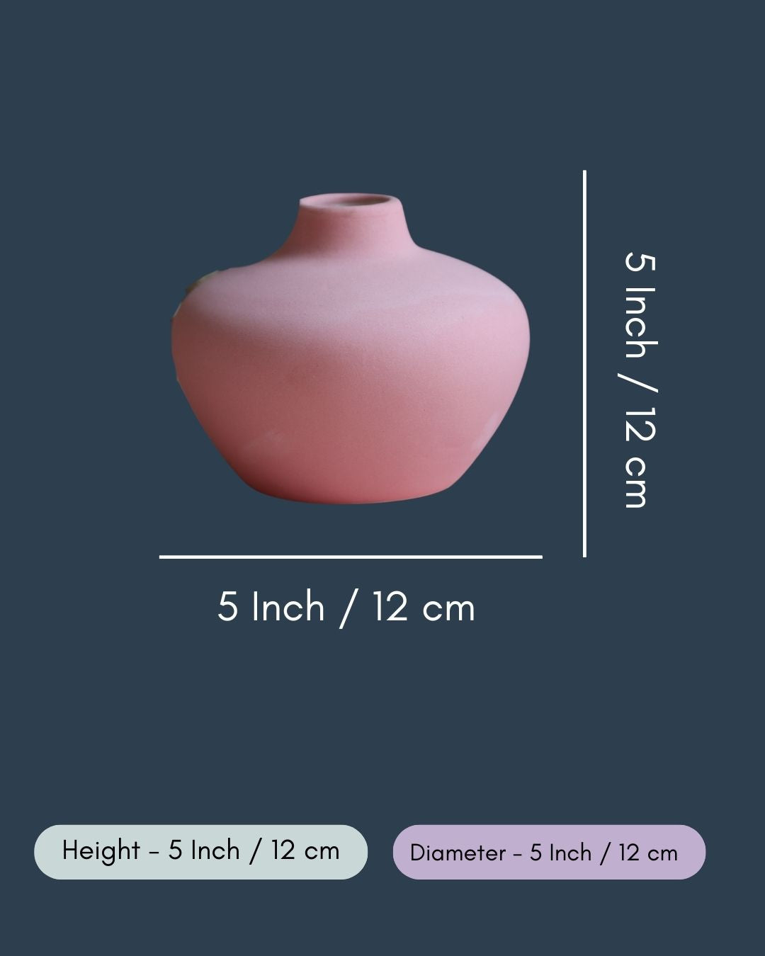 Esoteric Vase Round - Pink
