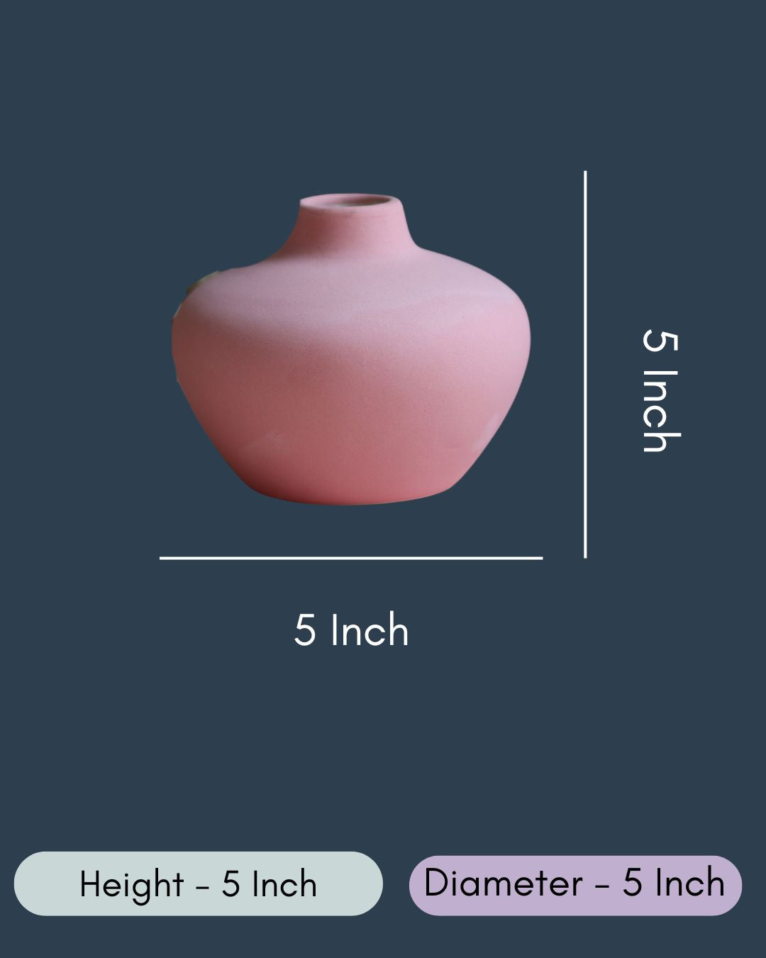 Esoteric Vase Round - Pink