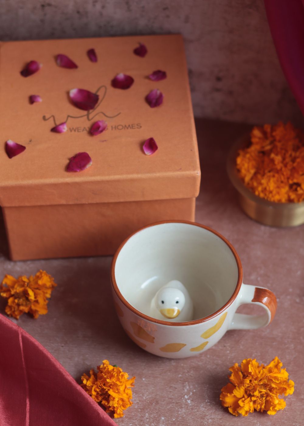 Duck Mug Diwali Gift Box made by ceramic