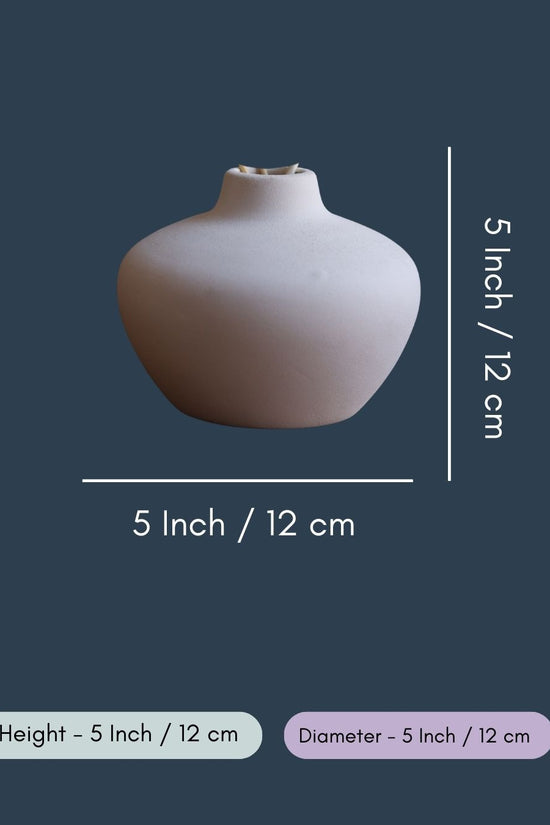 Esoteric Vase Round - White