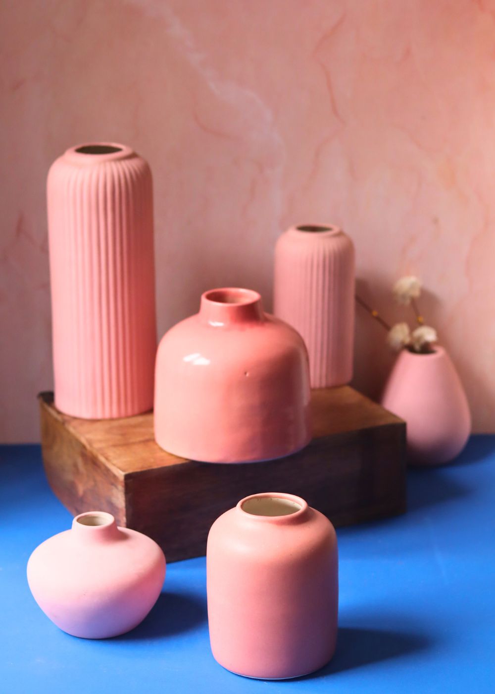 handmade Set of 6 (Pink Vases) for the price of 5