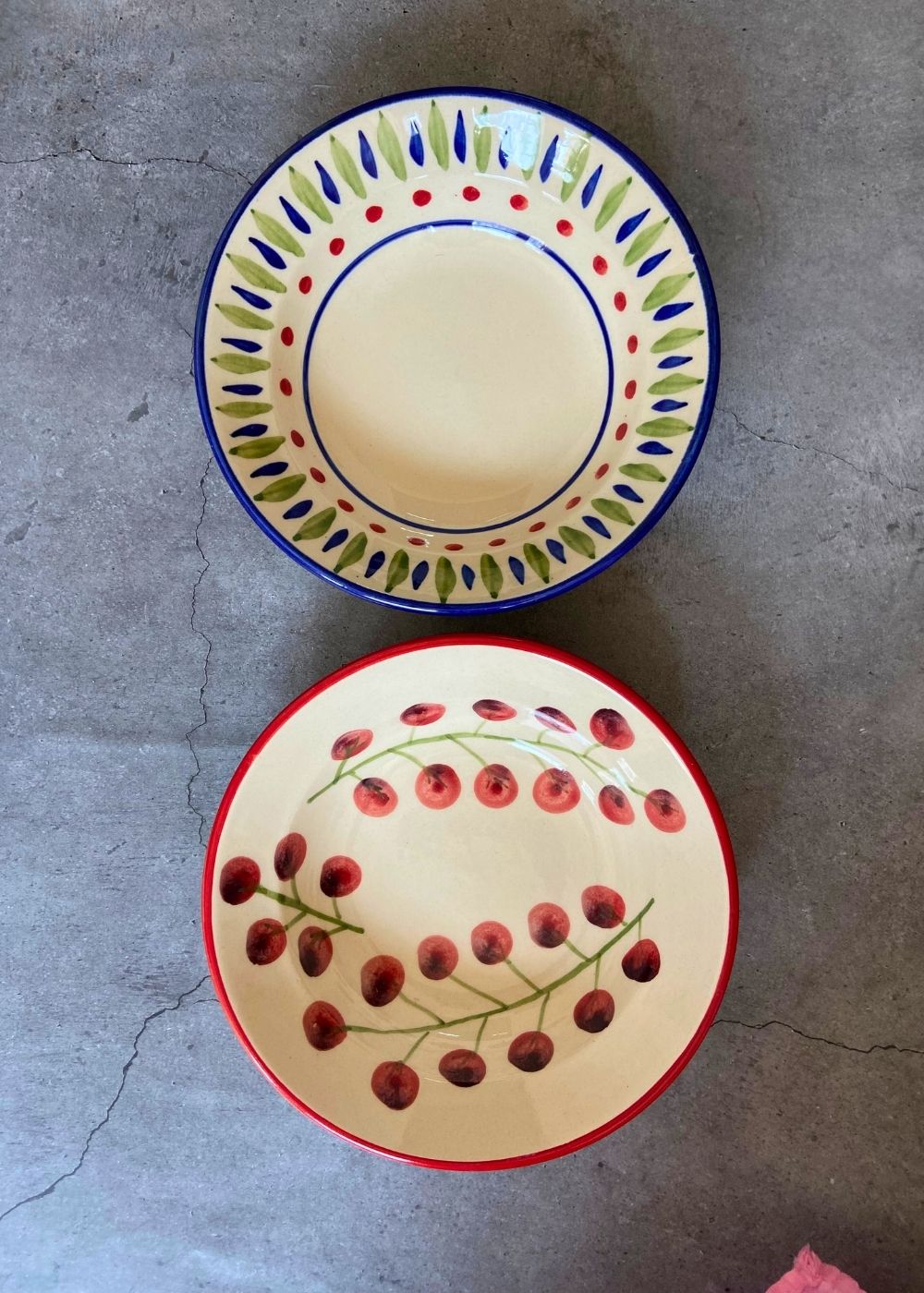 Handmade pasta plate 