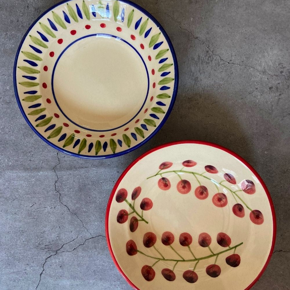 pasta plate made by ceramic 