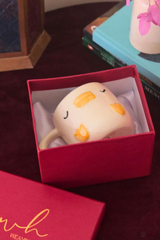 Quack Quack Mug in a Gift Box handmade in india