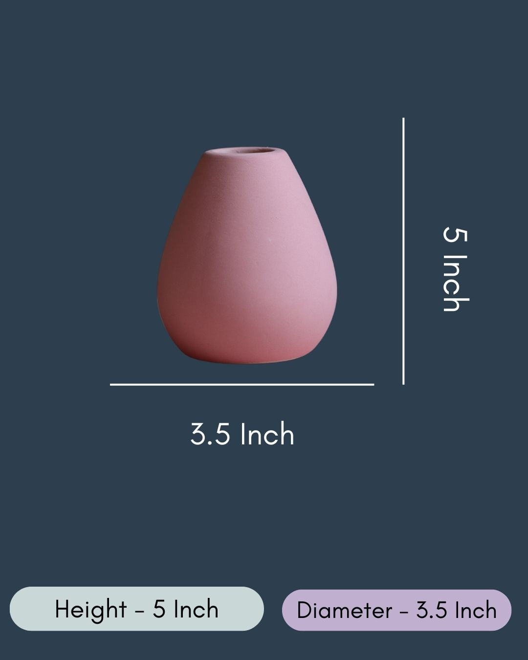 Esoteric Vase Tall - Pink