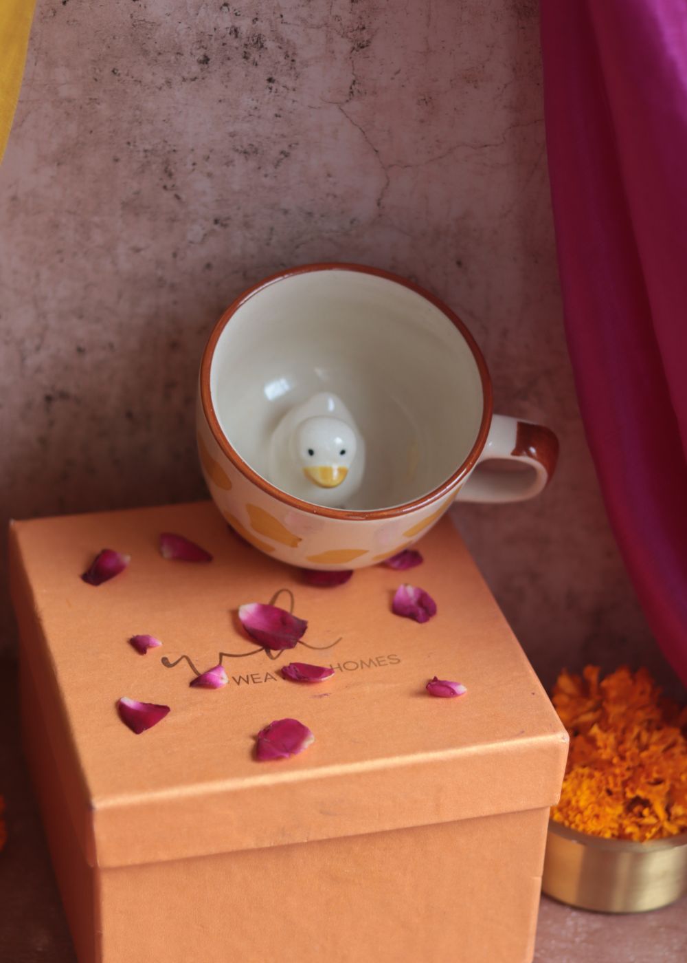 Duck Mug Diwali Gift Box handmade in india