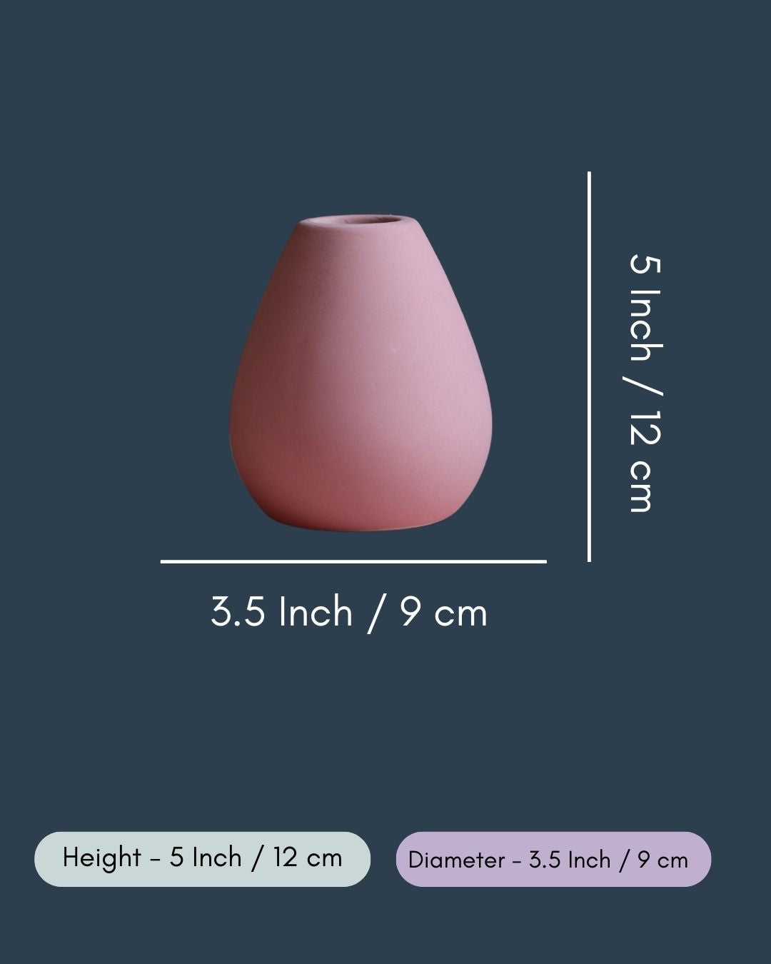 Esoteric Vase Tall - Pink
