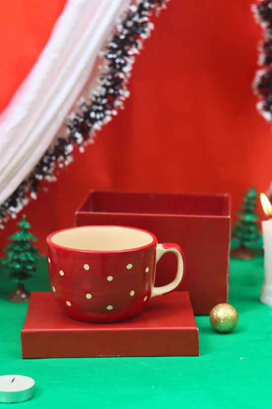handmade Santa Mug in a Gift Box