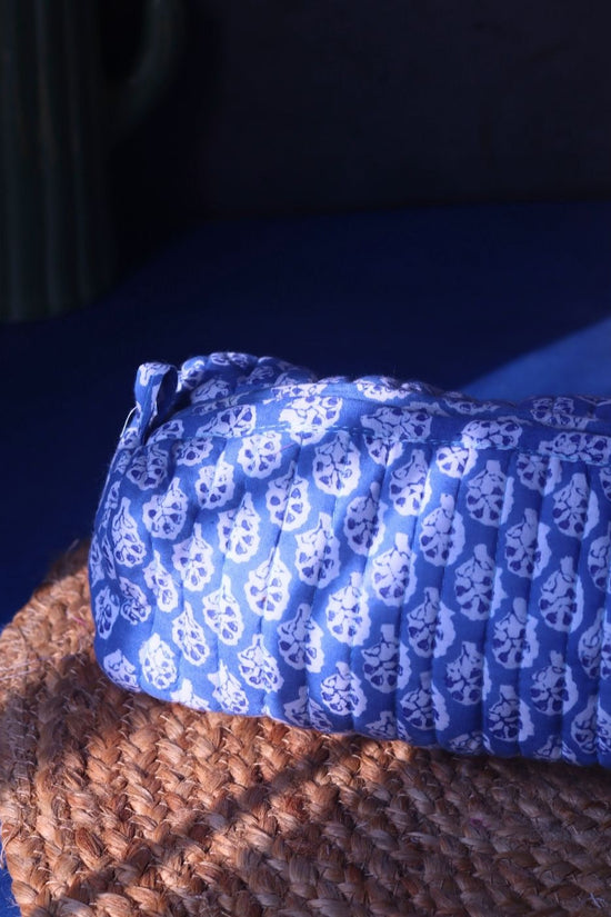 Indigo Toiletry Bag - Small made by cotton