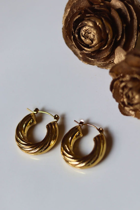 Waterproof Aurelia Hoops