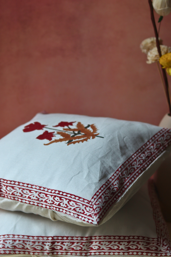 Handmade cushion cover