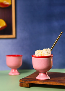 Pink Ice Cream Goblet