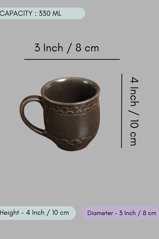 Black Coffee Mug
