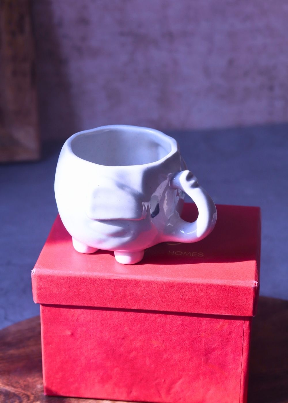 The Cutest Ele Mug in a Gift Box made by ceramic