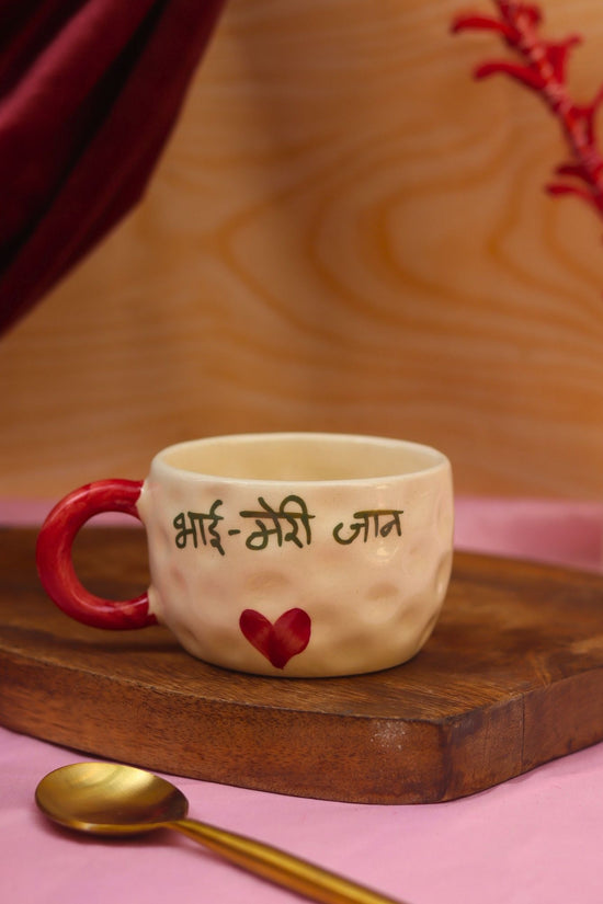 Bhai meri Jaan mug made by ceramic