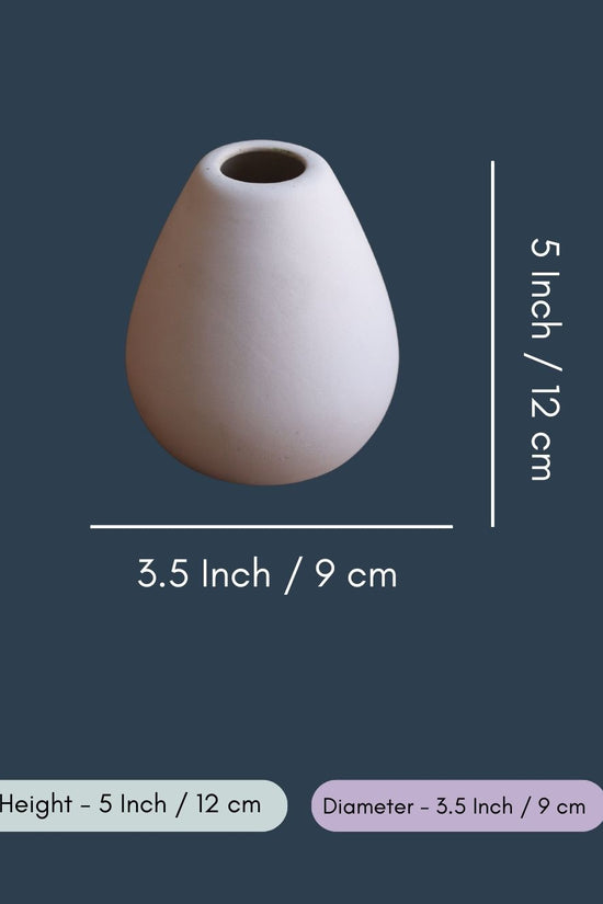Esoteric Vase Tall - White