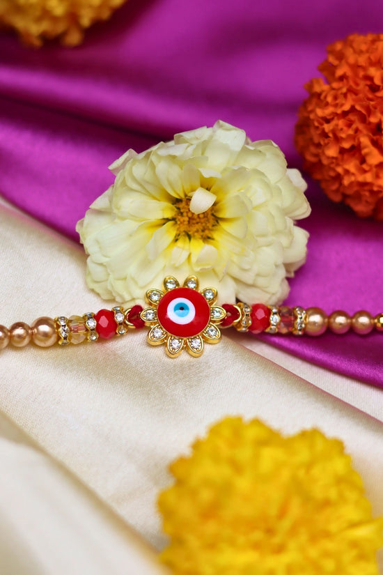 Evil Eye Cluster Rakhi handmade in India