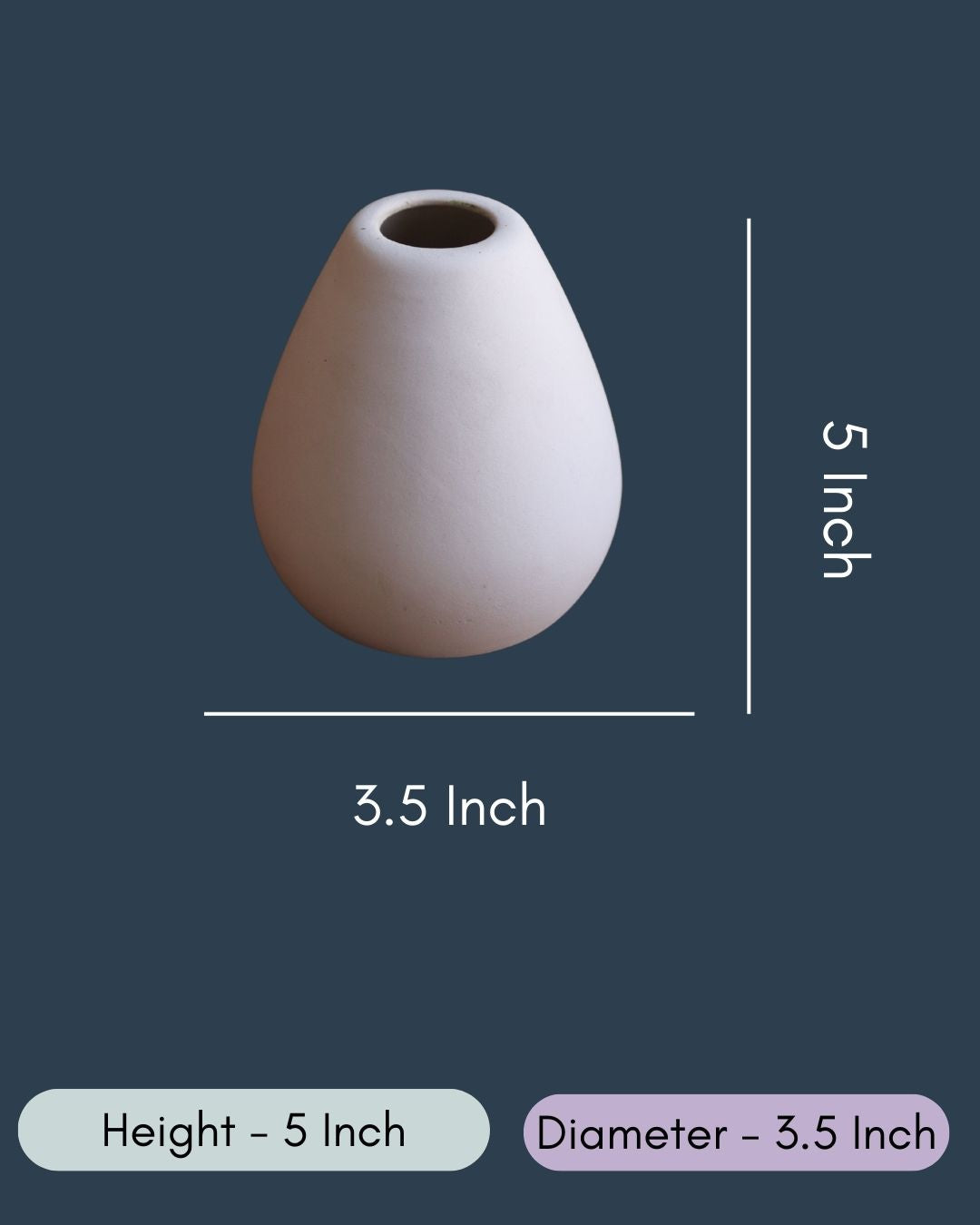 Esoteric Vase Tall - White
